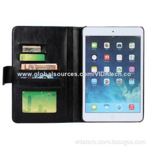 Owl Pattern Leather Case with Credit Card Slots and Holder, for iPad Mini 2, Manufacturer